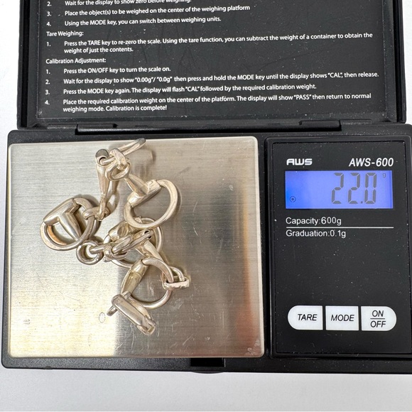 Sterling silver horsebit bracelet, made in Mexico, vintage - Picture 9 of 9